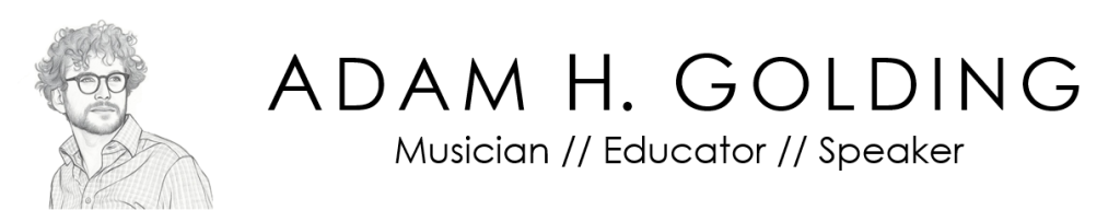 Adam H Golding Banner